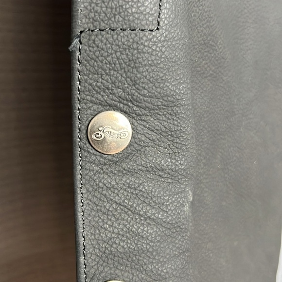 RIVER ROAD BLACK LEATHER MENS CHAPS - Picture 3 of 14